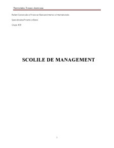 Școlile de management - Pagina 1