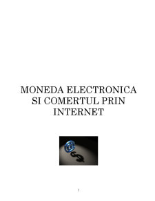 Moneda electronică și comerțul electronic - Pagina 2