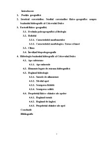 Bazinul hidrografic al Cricovului Dulce - studiu fizico-geografic cu privire specială asupra hidrografiei - Pagina 2