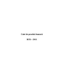 Caiet de practică bancară la BCR - Pagina 1
