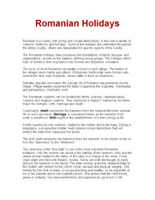 Romanian Holidays - Pagina 1
