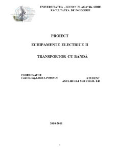 Transportor cu Bandă - Pagina 1