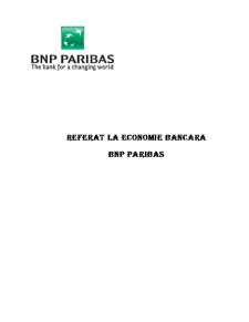 Economie bancară - BNP Paribas - Pagina 1