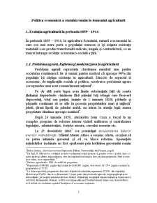 Politica economică a statului român în domeniul agriculturii (1859-1947) - Pagina 3