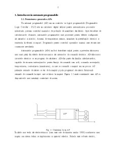 Analiza și Proiectarea unui Sistem de Conducere cu Automat Programabil - Pagina 2