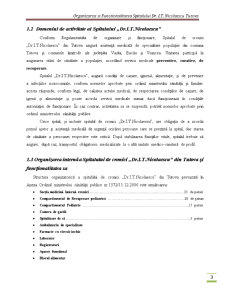 Organizarea și funcționalitatea spitalului Dr. I.T. Nicolăescu Tutova - Pagina 3