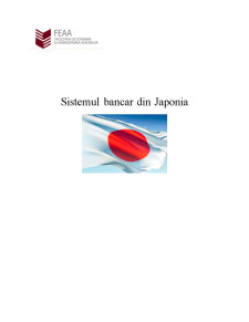 Monografia Sistemului Bancar Japonez - Pagina 1