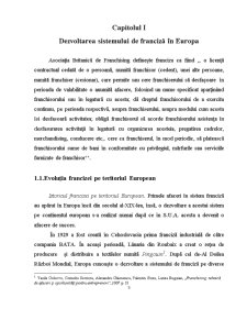 Dezvoltarea sistemului de franciză în țările europene și în România - Pagina 5