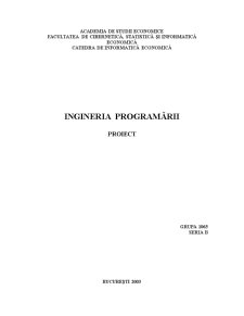 Ingineria programării - arbori și grafuri - Pagina 1