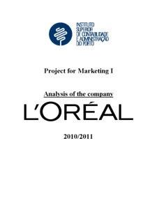 Analysis of The Company L'Oreal - Pagina 1
