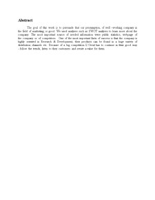 Analysis of The Company L'Oreal - Pagina 2