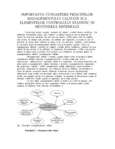 Importanța cunoașterii principiilor managementului calității și a elementelor controlului statistic în menținerea sistemului - Pagina 1