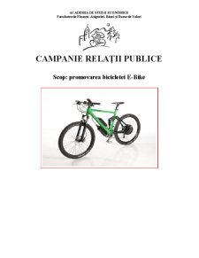 Campanie de Promovare a Bicicletei E-Bike - Pagina 1