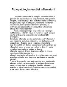 Fiziopatologia reacției inflamatorii - Pagina 2