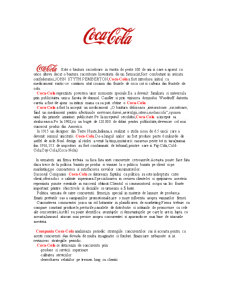 Concurența Coca Cola - Pagina 1