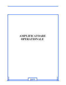Amplificatoare operaționale - Pagina 1