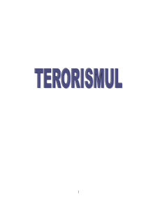 Terorismul - Pagina 1