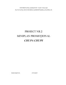 Miniplan Promoțional Chupa Chups - Pagina 1