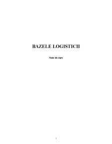 Bazele Logisticii - Pagina 1