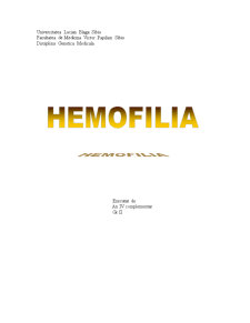 Hemofilia - Pagina 1