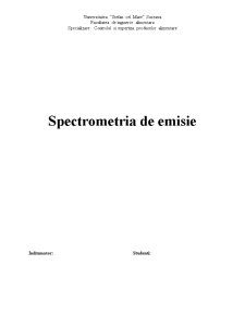 Spectrometria de Emisie - Pagina 2