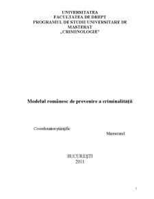 Modelul Românesc de Prevenire a Criminalității - Pagina 2