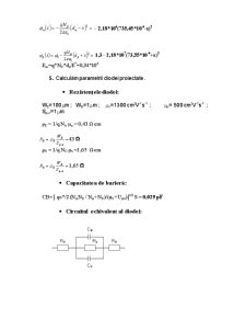 Proiectarea și Calcularea Parametrilor unei Diode Semiconductoare - Pagina 4