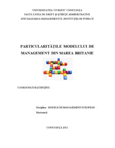 Particularitățile Modelului de Management din Marea Britanie - Pagina 1