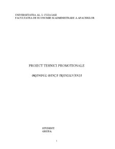 Tehnici promoționale - brandul Banca Transilvania - Pagina 1