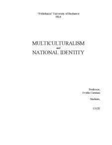 Multiculturalism and national identity - Pagina 1