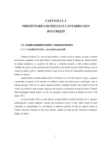 Analiza Activității Hotelului Cantabria din București - Pagina 2