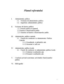 Funcția de conducere în administrația publică - Pagina 1
