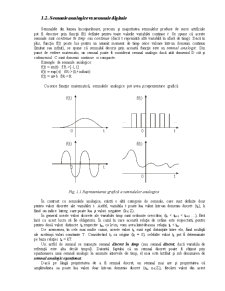 Prelucrarea Semnalelor - Curs 1 - Pagina 2