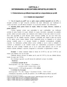 Studiu privind decontarea și înregistrarea în contabilitate a impozitelor directe la constructorul SCM Craiova - Pagina 5