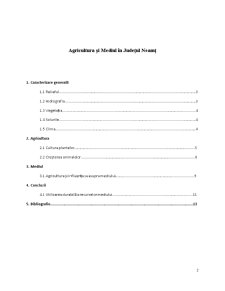 Județul Neamț - agricultura și mediul - Pagina 2