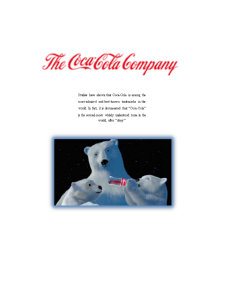 Coca-Cola Company - Pagina 1