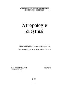 Antropologie Creștină - Pagina 1