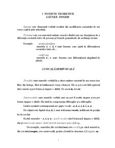 Elemente din fonetica limbii române - Pagina 1