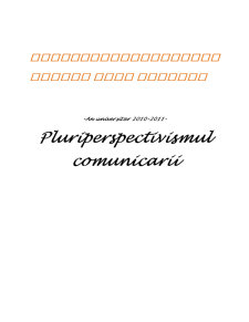 Pluriperspectivismul comunicării - Pagina 2
