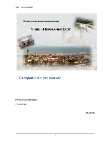 Campanie de Promovare Sibiu - Pagina 1