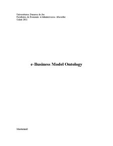E-Business Model Ontology - Pagina 1
