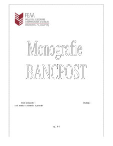 Monografie Banc Post - Pagina 1