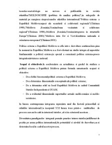 Politica externă a Republicii Moldova - Pagina 3
