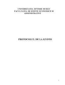 Protocolul de la Kyoto - Pagina 1