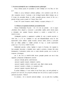 Raport practică de specialitate - Grădinița nr. 19, Sibiu - Pagina 2