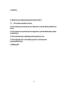 Tipuri de Protecții pentru Generatoarele Electrice - Pagina 2