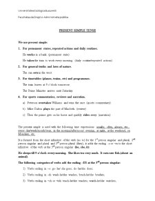 Gramatica limbii engleze - Pagina 1