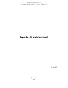 Brandul de țară - Japonia - Pagina 1