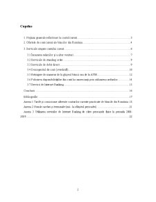 Analiza Pieței Produselor și Serviciilor de Cont Curent Destinate Persoanelor Fizice în România - Pagina 2