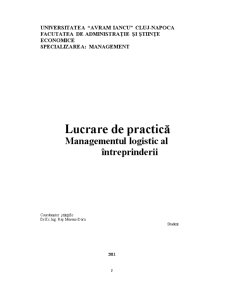 Managementul Logistic al Întreprinderii - Pagina 2